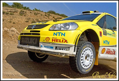 WRC jump GARDEMEISTER Suzuki SX4 GREECE Rally Acropolis Thiva SS