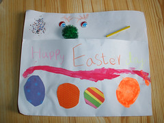 H made me an Easter mailbox