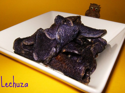 Chips patatas violet