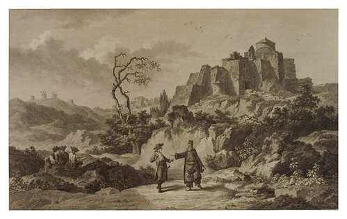 008- Vista del convento de Pathmos-Voyage pittoresque de la Grèce 1782