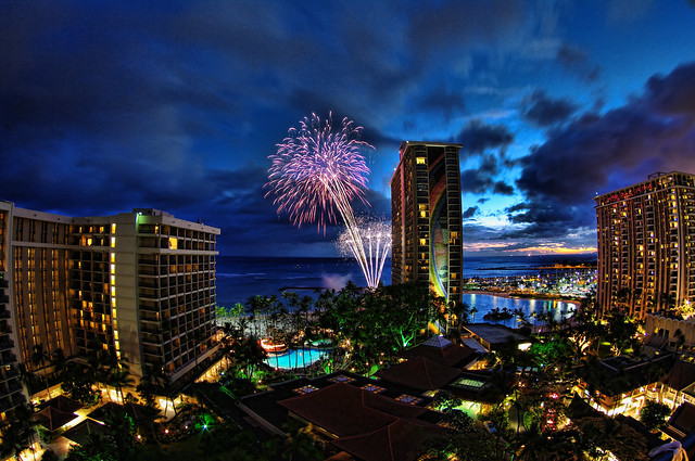 Waikiki Fireworks