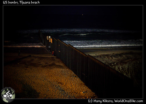 US border, Tijuana beach