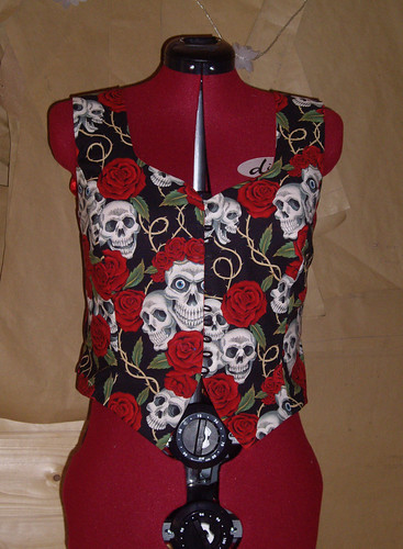 Skulls & Roses waistcoat