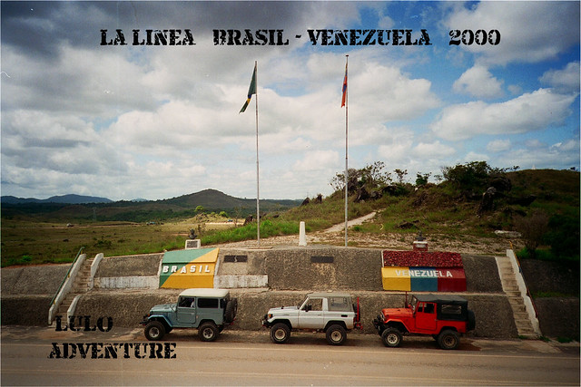 brasil venezuela border frontera lalinea toyotalandcruiser fj40 theline fj70 luloadventure