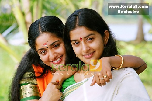 Kavya Madhavan with Meera Jasmine