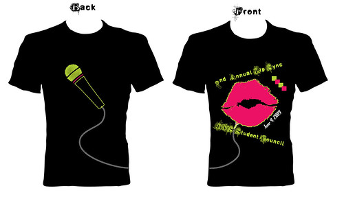 RMS Lip Sync T-shirt design