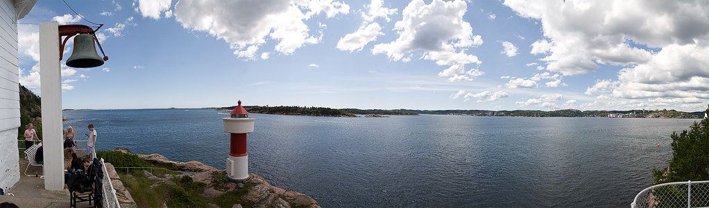 Panorama fra Odderøya fyr