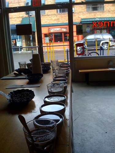 Stumptown Annex daily cupping