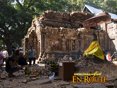 Wat Phu Champasak Festival Prayer
