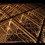 Louvre Pyramid Infinite Structure - Paris - France