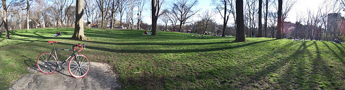 Central Park in April