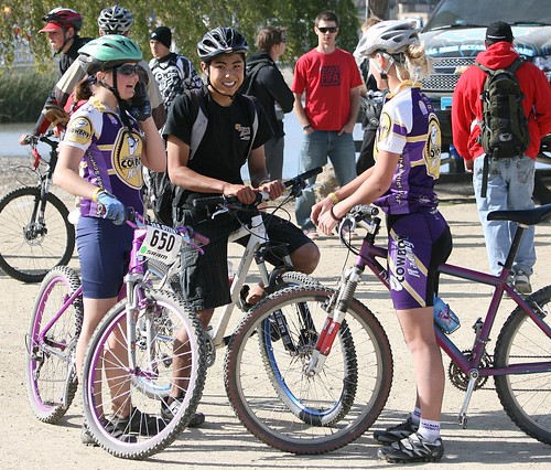 Teen cyclists