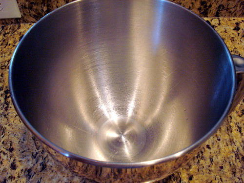 Empty KitchenAid bowl