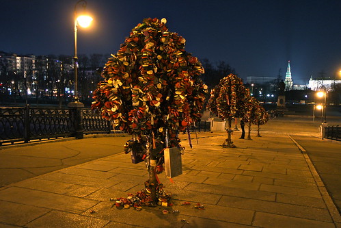 Trees of Love on Luzhkov Bridge ©  Jason Eppink