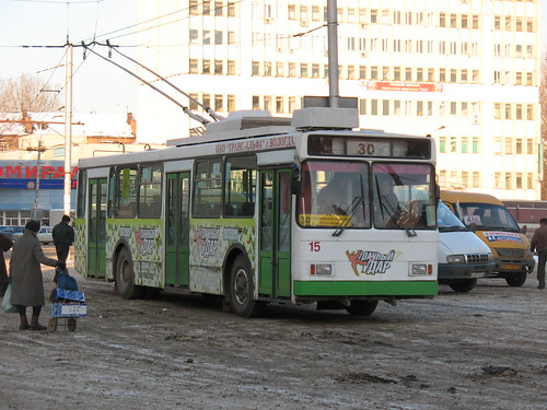 Tula trolleybus 15 VMZ-5298-20 build in 2004, withdrawn in 2015 ©  trolleway