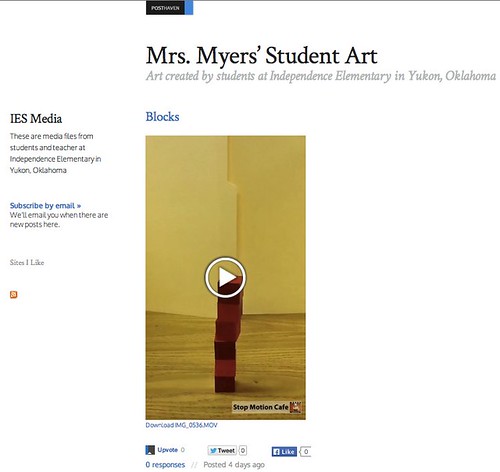Mrs. Myers’ Student Art - on Posthaven by Wesley Fryer, on Flickr
