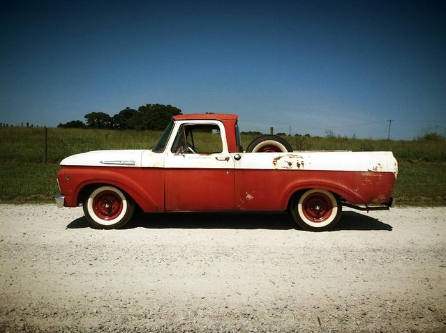 ford f100 lowered 1961 unibody