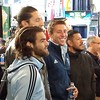 Zusi, Gonzalez, Besler, and Rimando watching the World Cup draw! #USMNT #MLSCup #WatchThis #SportingKC