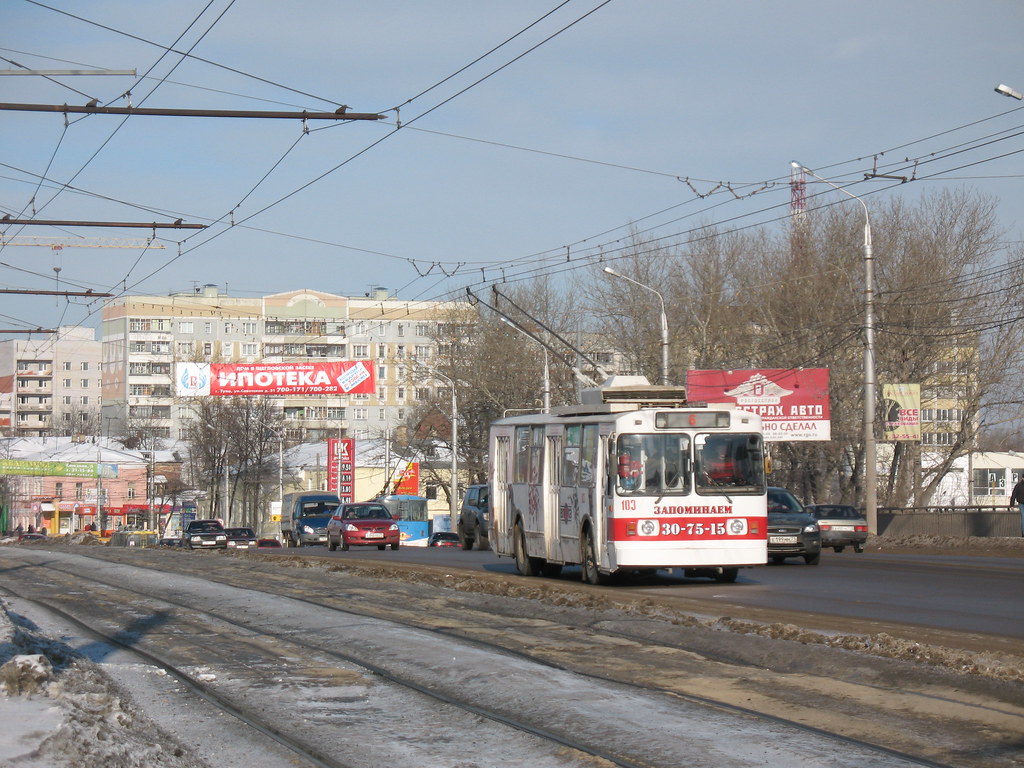 : Tula trolleybus 103 VMZ-170 build in 2001, withdrawn in 2015