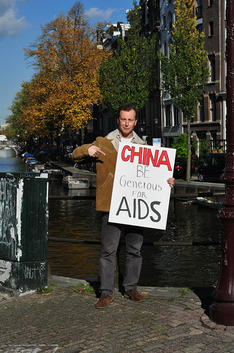 Amsterdam: China Global Fund Protest
