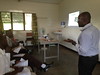 Dr. Jean-Pacifique Kamanzi leading a session with medical students • <a style="font-size:0.8em;" href="http://www.flickr.com/photos/64093060@N04/10695284995/" target="_blank">View on Flickr</a>