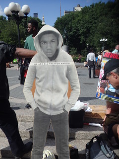 From http://www.flickr.com/photos/7278633@N04/9290320060/: Trayvon Martin Rally-0113-14-Jul-2013-Manhattan
