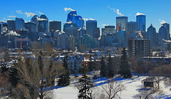 Downtown Calgary from Capitol Hill