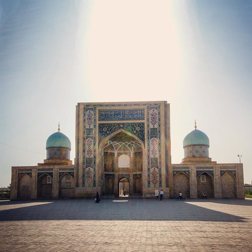 :     ...    ...          #Travel #Memories #Throwback #Tashkent #Uzbekistan ... #Islam #Mosque #Architecture #Dome #Gate #Pattern #Square