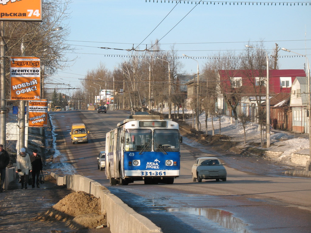 : Tula trolleybus 49 VMZ-170 build in 2001, withdrawn in 2015