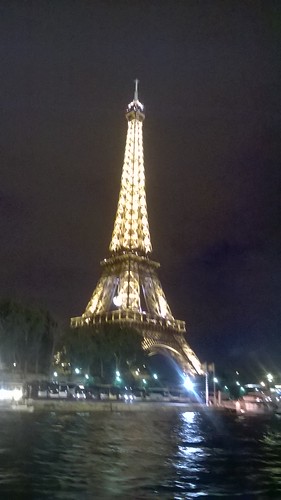 Blurry Eiffel Tower cell phone photo ©  Michael Neubert