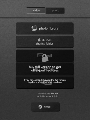 No video export with the free version of by Wesley Fryer, on Flickr