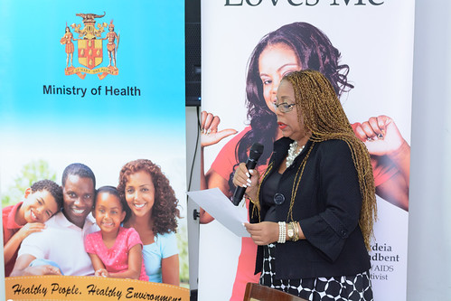 AHF Jamaica Love Condoms Donation Ceremony