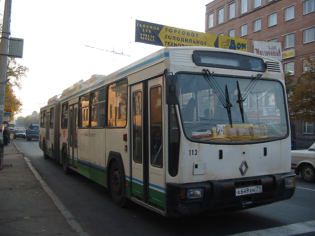 : Tula trolleybus 113 Renault PR180HPU02A1 ex-Saint-'Etienne 113