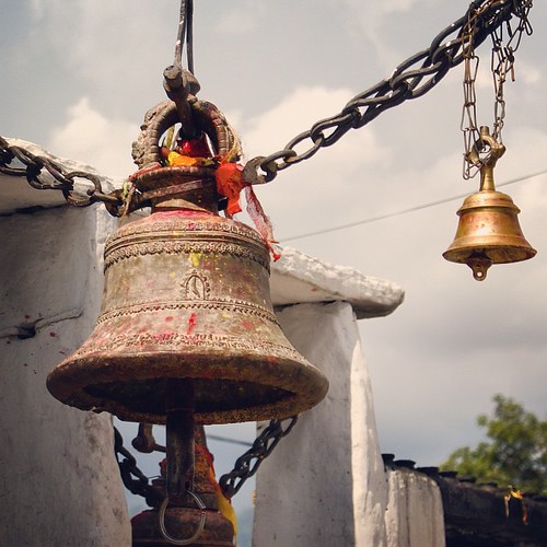   ... 2009   ...     #Travel #Memories #2009 #Pokhara # #Nepal   #Hindu Temple #Bell ©  Jude Lee