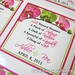 Hot Pink & Green Orchids Custom Wedding Measuring Spoons Favor Label/Sticker <a style="margin-left:10px; font-size:0.8em;" href="http://www.flickr.com/photos/37714476@N03/19640062376/" target="_blank">@flickr</a>