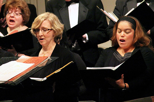 The JJC Chorale is pictured in 2011 at Carols and Chocolate.