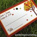 Deep Red & Orange Autumn Tree Custom Wedding Place Card / Escort Card Tags <a style="margin-left:10px; font-size:0.8em;" href="http://www.flickr.com/photos/37714476@N03/19451747108/" target="_blank">@flickr</a>