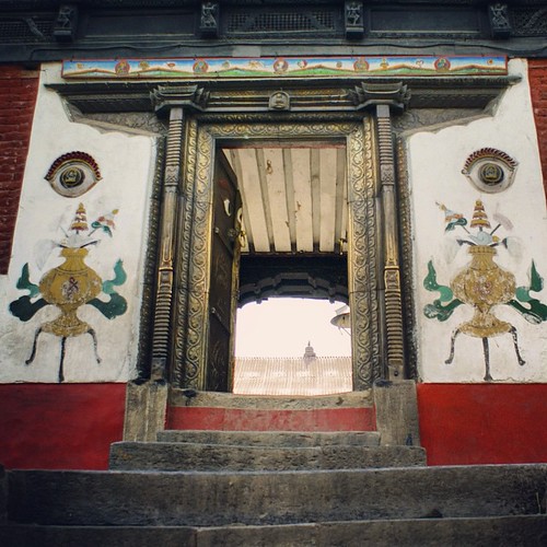   ... 2009   ... #Travel #Memories #2009 #Patan #Kathmandu #Nepal    ...     ... #Temple #Gate #Steps ©  Jude Lee