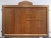 Knutsford War Memorial WW2 Wooden Panel