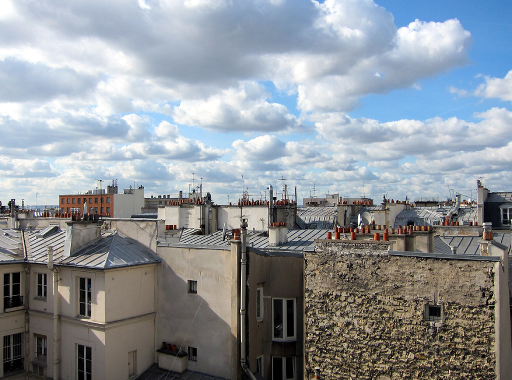 : skies above Paris