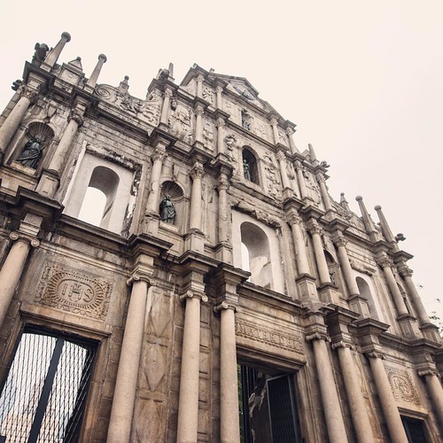    ...     #Travel #Memories #Throwback #Winter #Macau #China        ... #Ruins #Cathedral #Facade #Old #Architecture #Sculpture ©  Jude Lee