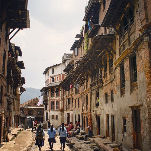   ... 2009   ... #Travel #Memories #2009 #Bhaktapur #Nepal 500  ...     #Old #City #Back #Street #House #Peoples #Rest #School #Girl ©  Jude Lee