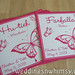 Fuchsia Pink Custom Butterfly Wedding Table Numbers personalized with names <a style="margin-left:10px; font-size:0.8em;" href="http://www.flickr.com/photos/37714476@N03/9465973115/" target="_blank">@flickr</a>