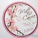 Cherry Blossom Custom Wedding Thank You Favor Labels Stickers <a style="margin-left:10px; font-size:0.8em;" href="http://www.flickr.com/photos/37714476@N03/19043018444/" target="_blank">@flickr</a>