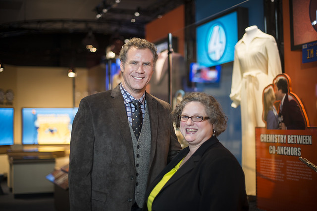 Will Ferrell at the Newseum