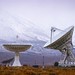 A snowy day in the Owens Valley for The Radio Telescopes.