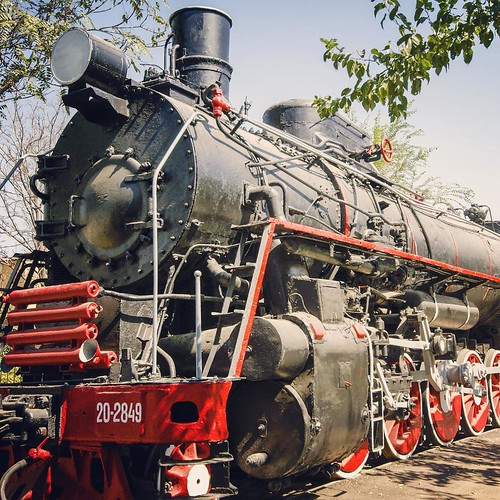     ...    ...          #Travel #Memories #Throwback #Tashkent #Uzbekistan  #Old #Train #Steam #Locomotive ©  Jude Lee