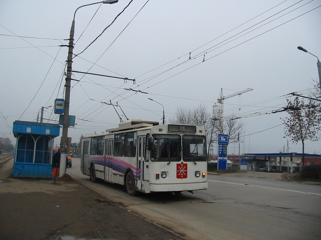 : Tula trolleybus 98 VMZ-170 build in 2001, withdrawn in 2015