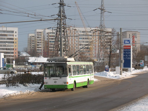 Tula trolleybus 56 LiAZ-5280 build in 2006. seen at new line operated in 2008-2015 ©  trolleway