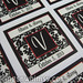 Custom Red Black and Ivory Damask Wedding Favor Labels/Stickers with Personalized Initial/Monogram <a style="margin-left:10px; font-size:0.8em;" href="http://www.flickr.com/photos/37714476@N03/9470847023/" target="_blank">@flickr</a>